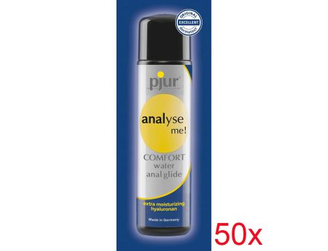 Lubrykant analny wodny Pjur Analyse Me Comfort 2 ml 50 sztuk