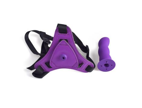 Strap on regulowany Toyz4lovers fioletowy 10 5 cm - 3