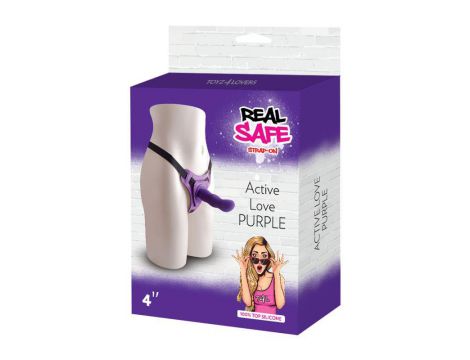 Strap on regulowany Toyz4lovers fioletowy 10 5 cm - 7