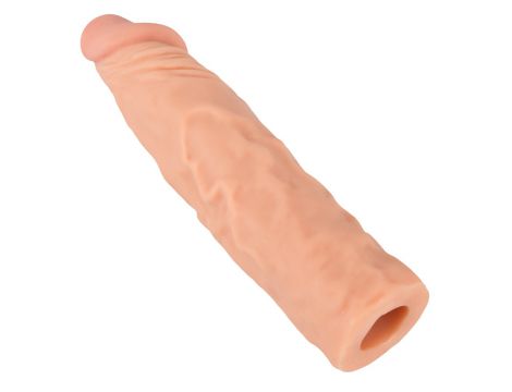 Wrażliwa przedłużka penisa Nature Skin 20 cm z wydłużeniem 3 cm - 8