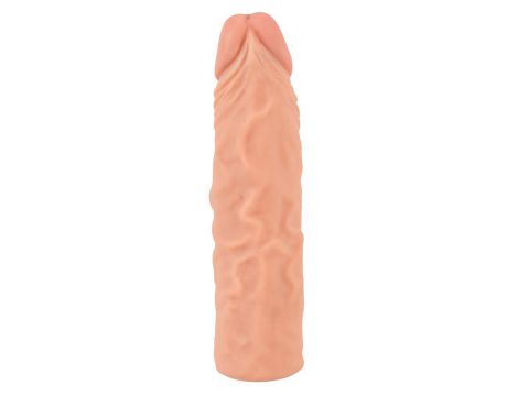 Wrażliwa przedłużka penisa Nature Skin 20 cm z wydłużeniem 3 cm - 9