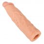 Wrażliwa przedłużka penisa Nature Skin 20 cm z wydłużeniem 3 cm - 9