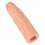Wrażliwa przedłużka penisa Nature Skin 20 cm z wydłużeniem 3 cm - 11