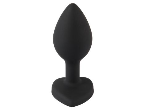 Korek analny silikonowy z sercem You2Toys 7,3 cm - 7