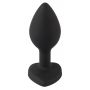 Korek analny silikonowy z sercem You2Toys 7,3 cm - 8