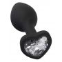 Korek analny silikonowy z sercem You2Toys 7,3 cm - 5