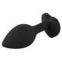 Korek analny silikonowy z sercem You2Toys 7,3 cm - 7