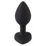 Korek analny silikonowy z sercem You2Toys 7,3 cm - 9