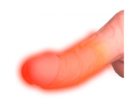 Wibrator realistyczny King Cock Plus z pchnięciami USB 27 cm - 14