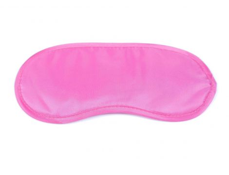 Różowa satynowa maska na oczy Fetish B Series