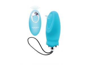 Jajko wibrujące ToyJoy niebieskie z pilotem USB