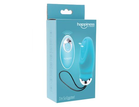 Jajko wibrujące ToyJoy niebieskie z pilotem USB - 2
