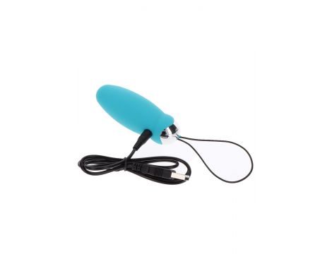 Jajko wibrujące ToyJoy niebieskie z pilotem USB - 4