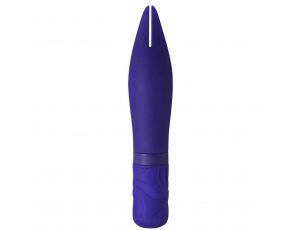 Miniwibrator silikonowy BonBon's niebieski akumulator 15 cm