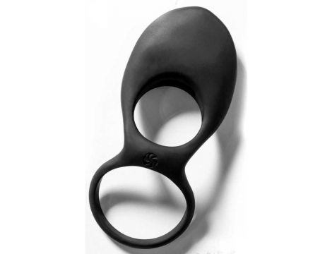 Pierścień wibrujący silikonowy Daydream czarny 12 cm