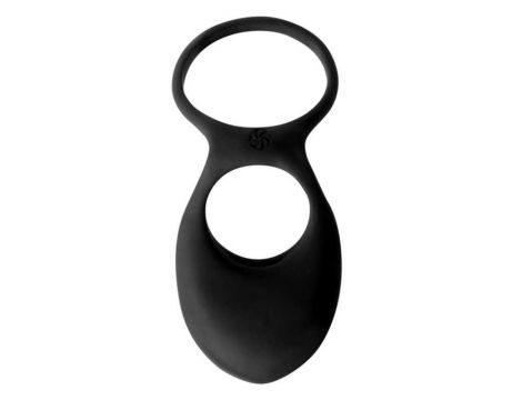 Pierścień wibrujący silikonowy Daydream czarny 12 cm - 3