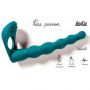 Strapon wibrujący Pure Passion Farnell zielony silikonowy - 2