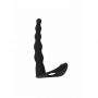 Strap on silikonowy wibrujący Farnell czarny 17 cm - 4