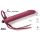 Strap on silikonowy Pure Passion Rori bordowy z wibracją