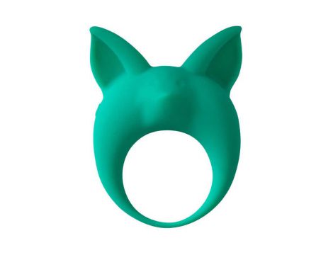 Pierścień wibrujący MiMi Animals Kitten Kyle zielony silikonowy