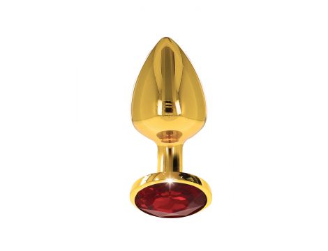 Korek analny Taboom złoty z diamentem 8 cm - 3
