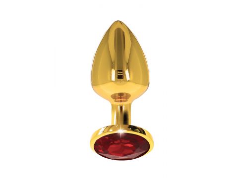 Korek analny Taboom złoty z diamentowym klejnotem 9.5 cm - 3