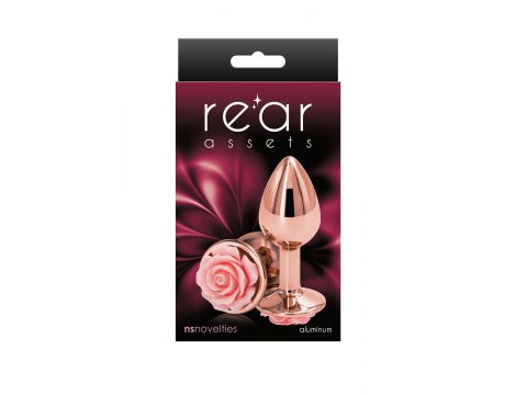 Korek analny aluminiowy NS Novelties różowy 7.6 cm - 2
