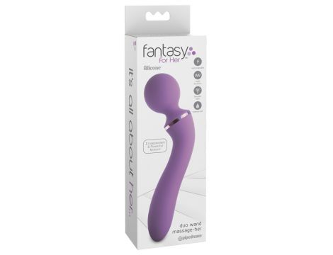 Wibrator masażer Fantasy For Her silikonowy USB 19,5 cm - 2