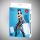 Bodystocking poliestrowy Body Pleasure biały one size