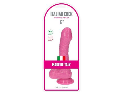Dildo realistyczne Toyz4lovers Eros Pink 16 cm PVC - 2