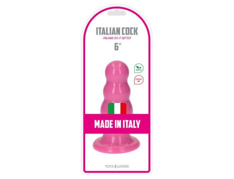 Korek analny z kulkami Olmo Toyz4lovers różowy 15 cm - 3