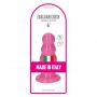 Korek analny z kulkami Olmo Toyz4lovers różowy 15 cm - 4