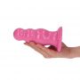 Korek analny z kulkami Olmo Toyz4lovers różowy 15 cm - 12