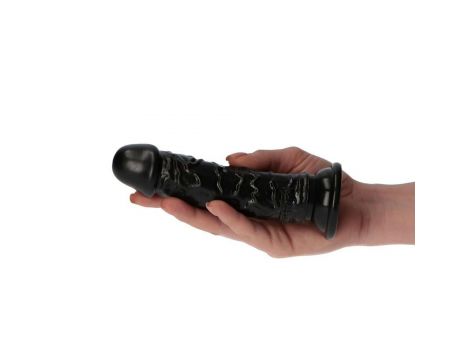 Realistyczne dildo Rino Toyz4lovers czarny 14 cm z przyssawką - 13