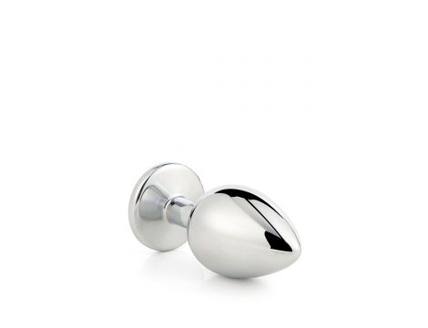 Aluminiowy korek analny Gleaming Love srebrny medium - 5