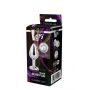 Aluminiowy korek analny Gleaming Love srebrny medium - 3