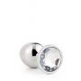 Aluminiowy korek analny Gleaming Love srebrny medium - 11