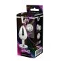 Aluminiowy korek analny Gleaming Love srebrny duży - 10