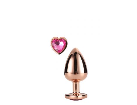 Korek analny Gleaming Love Dream Toys złoty mały - 9