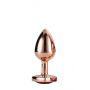 Korek analny Gleaming Love Dream Toys złoty mały - 7