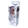 Korek analny ze stali nierdzewnej z fioletowym diamencikiem HeavyFun 7 cm - 8
