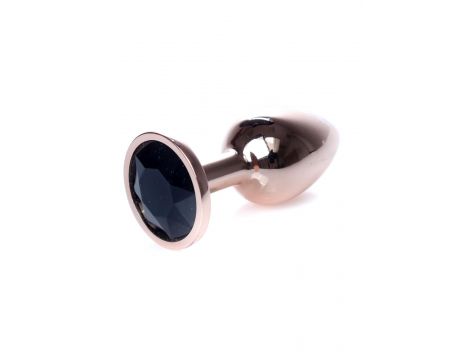 Biżuteria analna ze stali z diamentem HeavyFun Red Gold 7 cm - 3