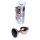 Biżuteria analna ze stali z diamentem HeavyFun Red Gold 7 cm