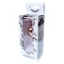 Biżuteria analna stalowa HeavyFun Red Gold Clear 7 cm - 8