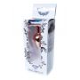 Korek analny HeavyFun ze stali nierdzewnej z diamentem jasnoniebieski 7 cm - 8