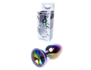 Biżuteria analna ze stali nierdzewnej z diamencikiem HeavyFun 7 cm