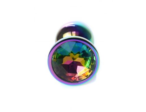 Biżuteria analna ze stali nierdzewnej z diamencikiem HeavyFun 7 cm - 2