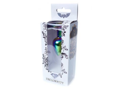 Biżuteria analna ze stali nierdzewnej z diamencikiem HeavyFun 7 cm - 7