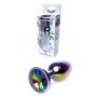 Biżuteria analna ze stali nierdzewnej z diamencikiem HeavyFun 7 cm - 2
