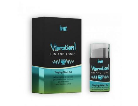 Żel stymulujący wibrujący Gin Tonic Intt 15 ml